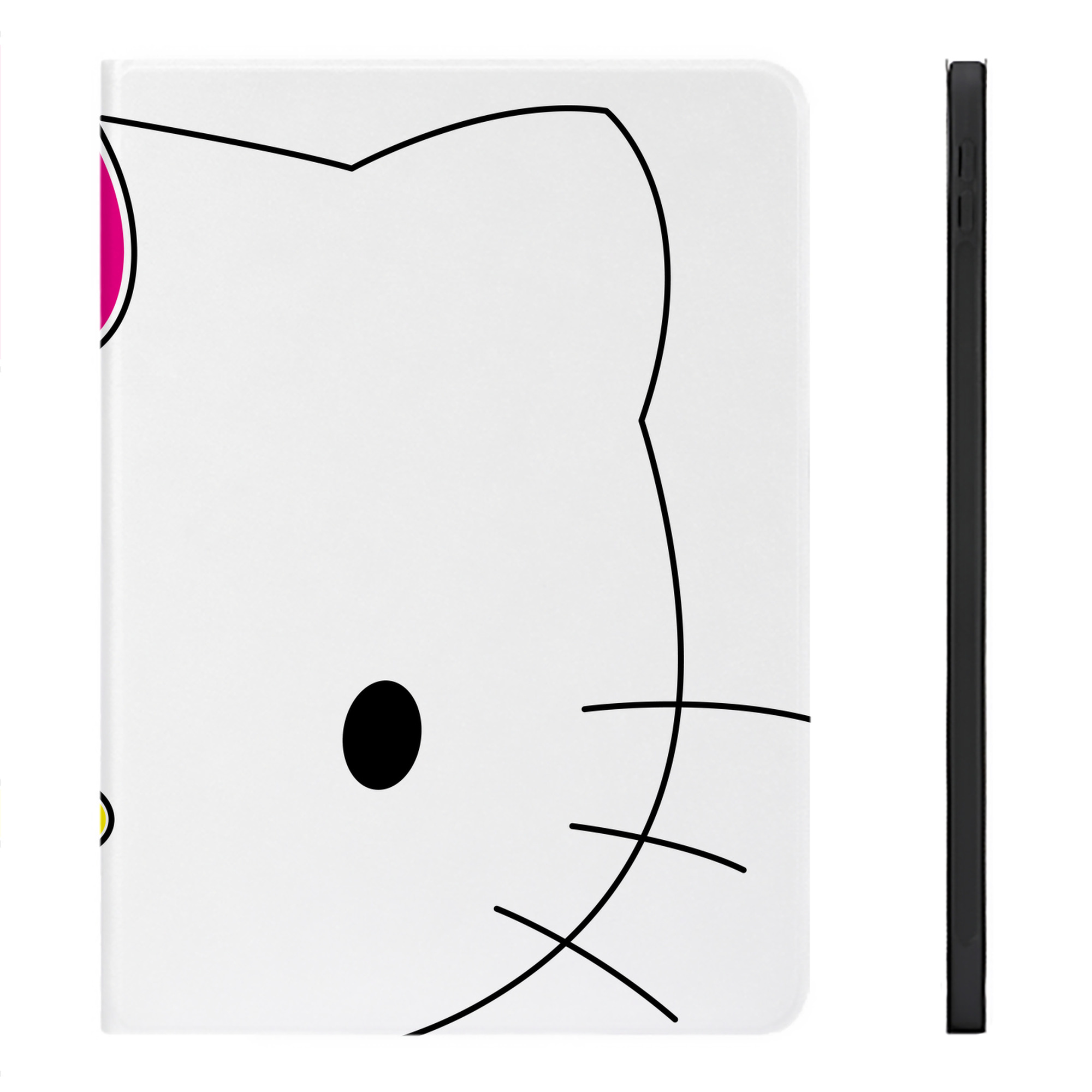 （画像用） Hello Kitty ハローキティ IPadケース ペンホルダー付き ブックスタイルデザイン